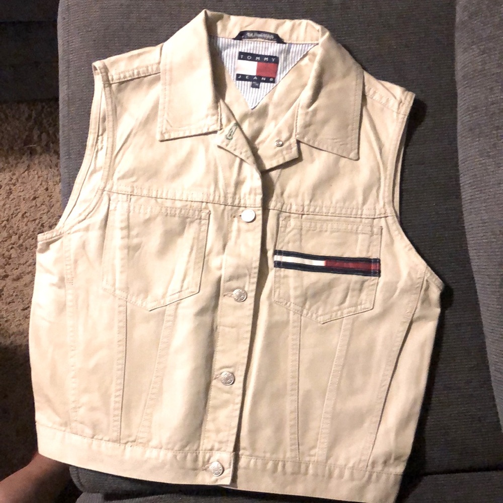 Tommy Hilfiger Jeans Khaki Vest.  Looks new.